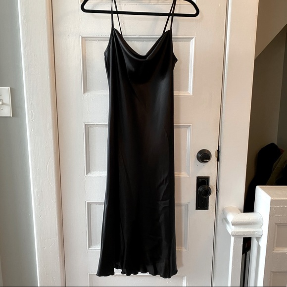 BEBE black slip dress - Picture 1 of 3